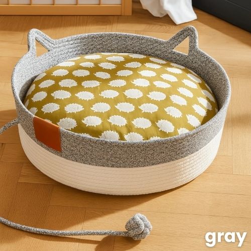 Porogue - Handwoven Cotton Rope Cat Bed
