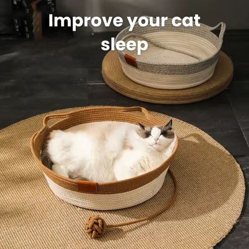 Porogue - Handwoven Cotton Rope Cat Bed